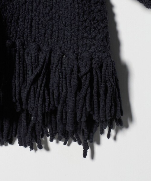 セール】【別注】＜IRONING＞フリンジ ニットプルオーバー（ニット