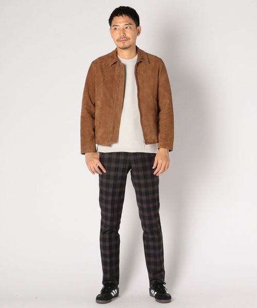 SHIPS（シップス）の「SC: ゴート/スエード ジップ ブルゾン（ブルゾン