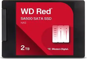 WD Red® SA500 NAS SATA SSD, 2TB, 2.5
