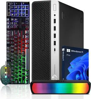 Refurbished: HP Desktop Computer ProDesk 600 G4 SFF Windows 11 Pro