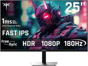 KTC 24.5 inch 400Hz 240Hz Gaming Monitor | Fast IPS 1ms | FHD
