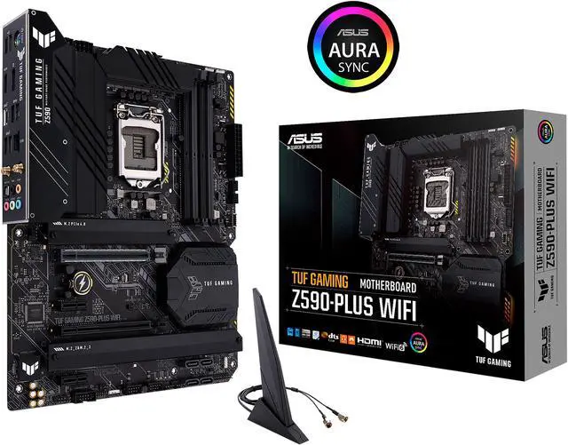 ASUS TUF GAMING Z590-PLUS WIFI LGA 1200 ATX Intel Motherboard