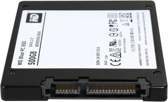 WD Blue 500GB Internal SSD Solid State Drive - SATA 6Gb/s 2.5 Inch