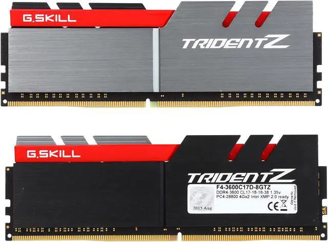 G.SKILL TridentZ Series 8GB (2 x 4GB) DDR4 3600 (PC4 28800