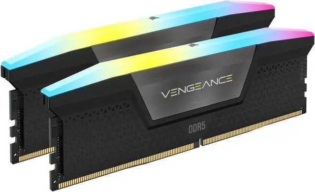 CORSAIR Vengeance RGB 128GB (2 x 64GB) 288-Pin PC RAM DDR5 6400