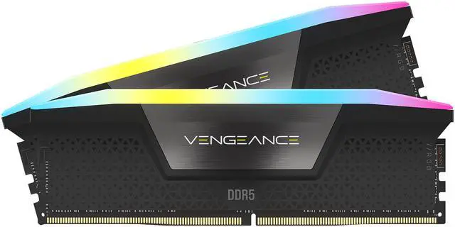 CORSAIR Vengeance RGB 96GB (2 x 48GB) 288-Pin PC RAM DDR5 5200
