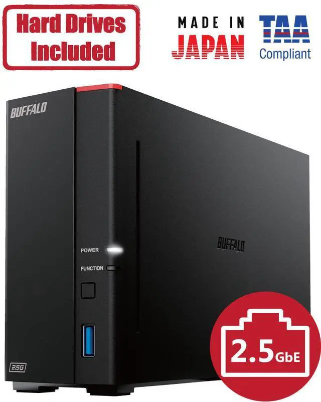 BUFFALO LinkStation 710 1-Bay Professional Network Storage 4TB