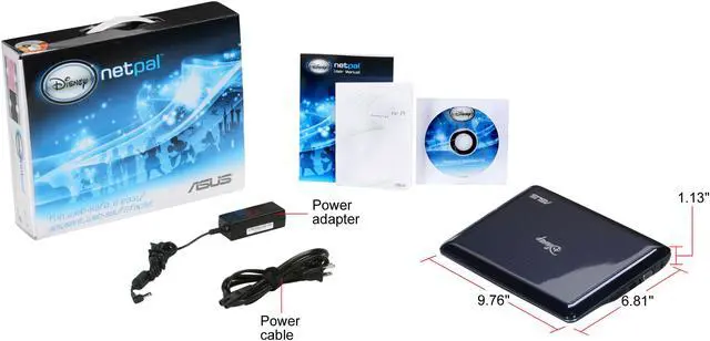 ASUS Eee PC Disney Netpal MK90H-BLU002X Magic Blue 8.9