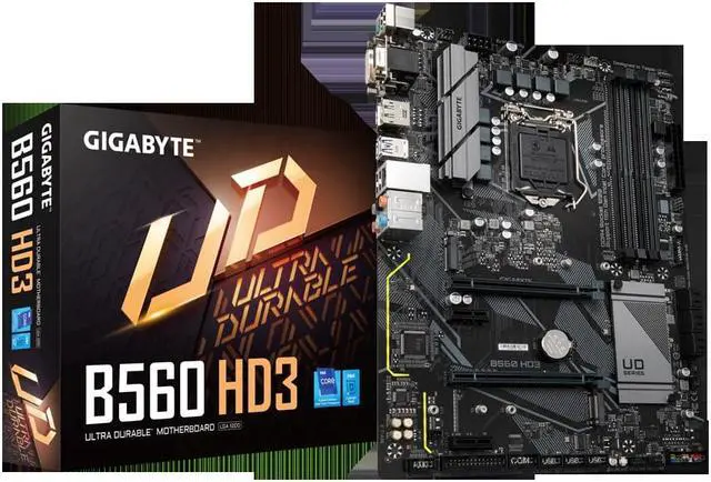 GIGABYTE B560 HD3 LGA 1200 ATX Intel Motherboard - Newegg.com