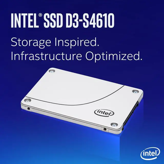 Intel D3-S4610 3.84TB 3D TLC SATA 6Gb/s 2.5-Inch Data Center SSD