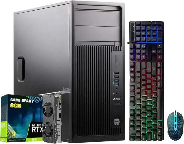 Refurbished: Gaming PC HP Z240 Tower Workstation High-Performance