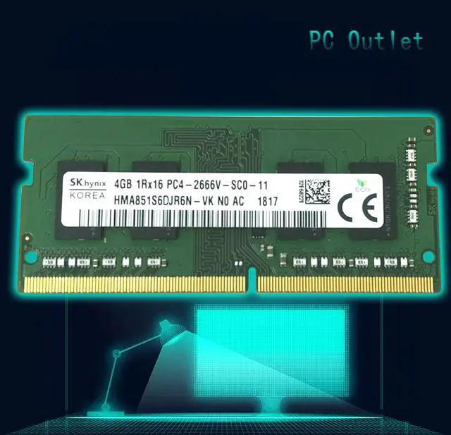 hynix 4GB PC4-2666V Ram DDR4 2666MHz SDRAM SODIMM Notebook/Laptop