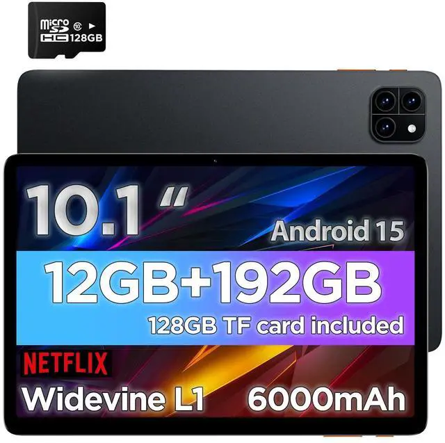 Callsky-Tab 10.1 inch Android 15 Tablet Grey - Newegg.com