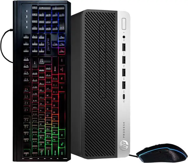 Refurbished: HP ProDesk 600G5 Desktop Computer | Hexa Intel i5 Gen