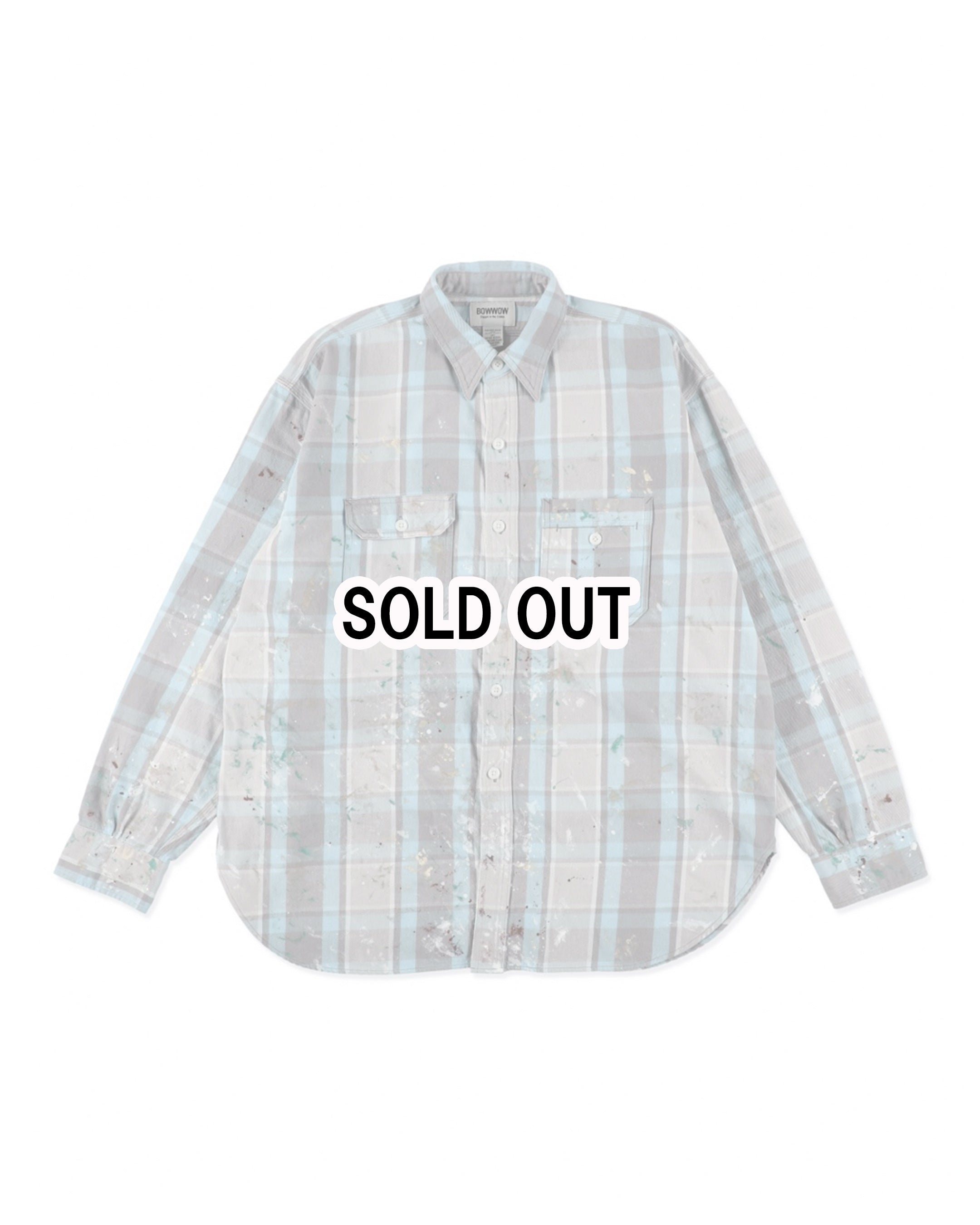 PAINTER'S PAINT STAINED FLANNEL SHIRT – C30 - BOW WOW, RECOGNIZE