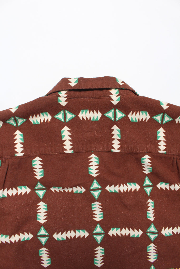 NAVAJO PRINT FLANNEL SHIRT AGED – C30 - BOW WOW, RECOGNIZE