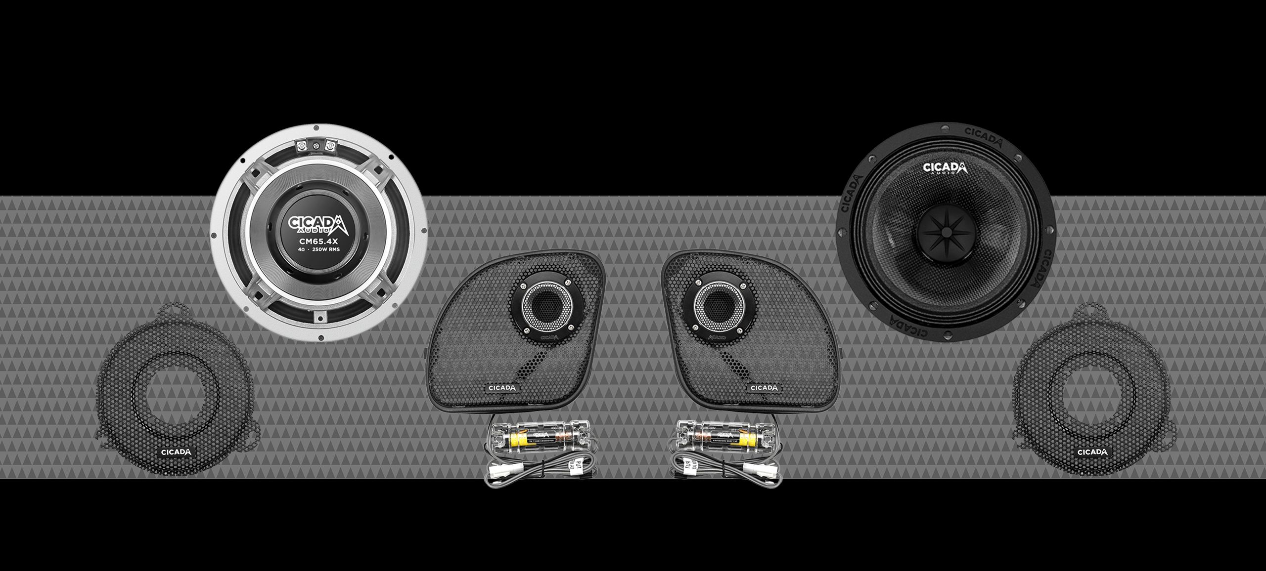 Buy 6.5-INCH MID-BASS COMPONENT SPEAKER KIT - 4Ω - Cicada Audio