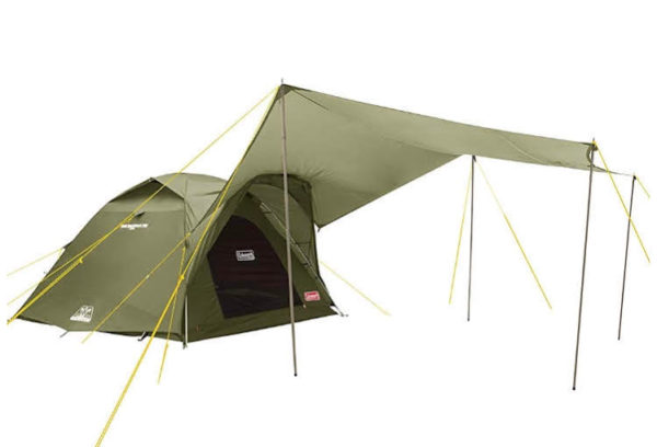 Amazon限定のオリーブ色、コールマンのテントタープセットがめっちゃ