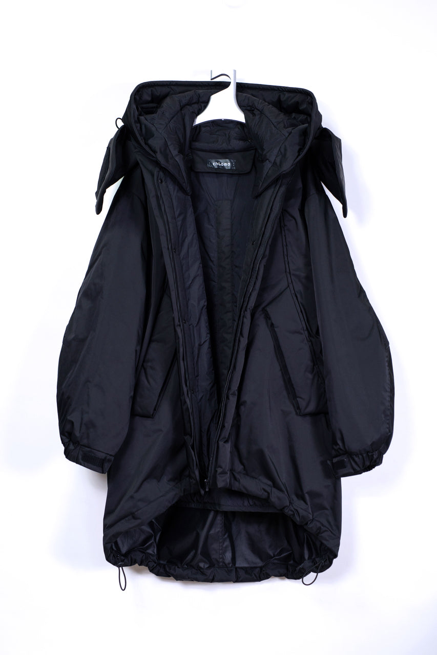 再販] SHELTER COAT / black – chloma - official web store