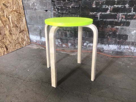 Chair - IKEA Frosta - Bent Plywood Stool - Construction Junction