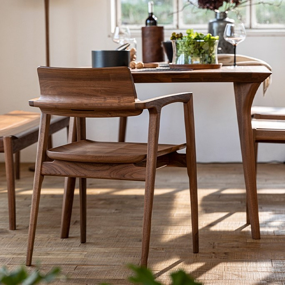 KOTI ARM CHAIR WOOD SEAT｜冨士ファニチア｜コンフォートQ｜阪急