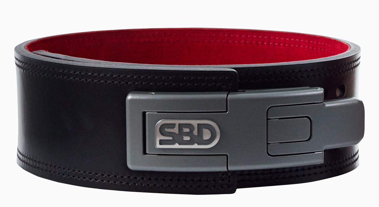 SBD トレーニング・パワーベルト 黒/赤 13mm Mサイズ SBD トレーニング