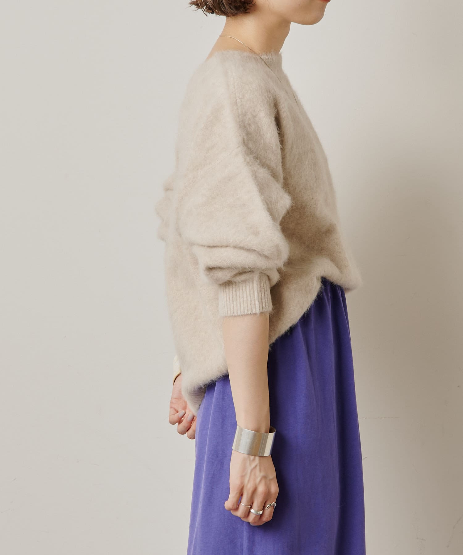 ファーカシミヤ2WAYカーディガン | Omekashi(オメカシ)レディース