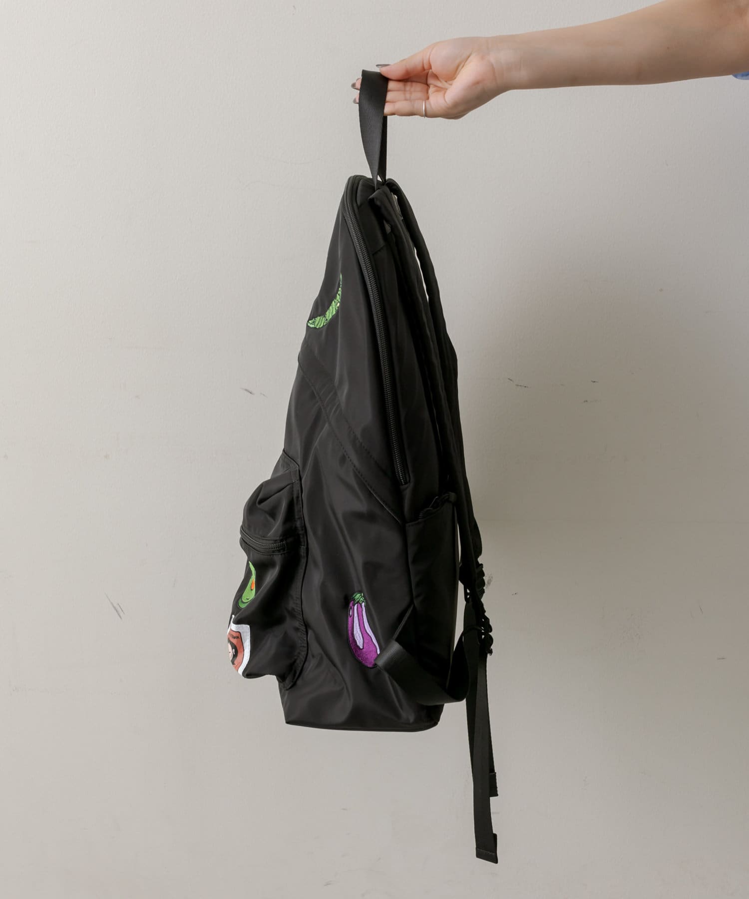 軽量/A4サイズ対応》ear×KEN NAKAYAMA 808刺しゅうリュック/バック