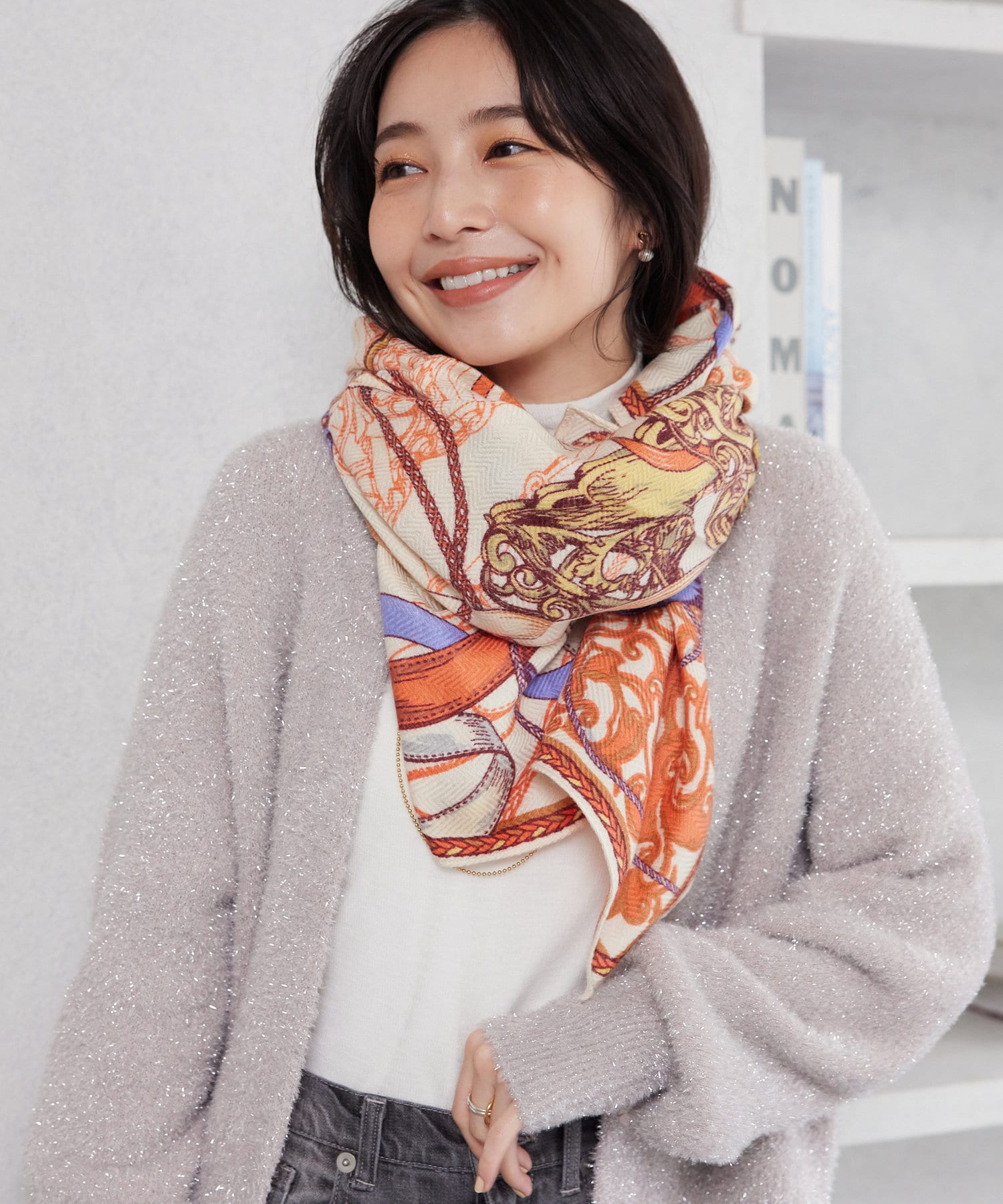 manipuri(マニプリ)】ストール/タッセルストラップ | La boutique