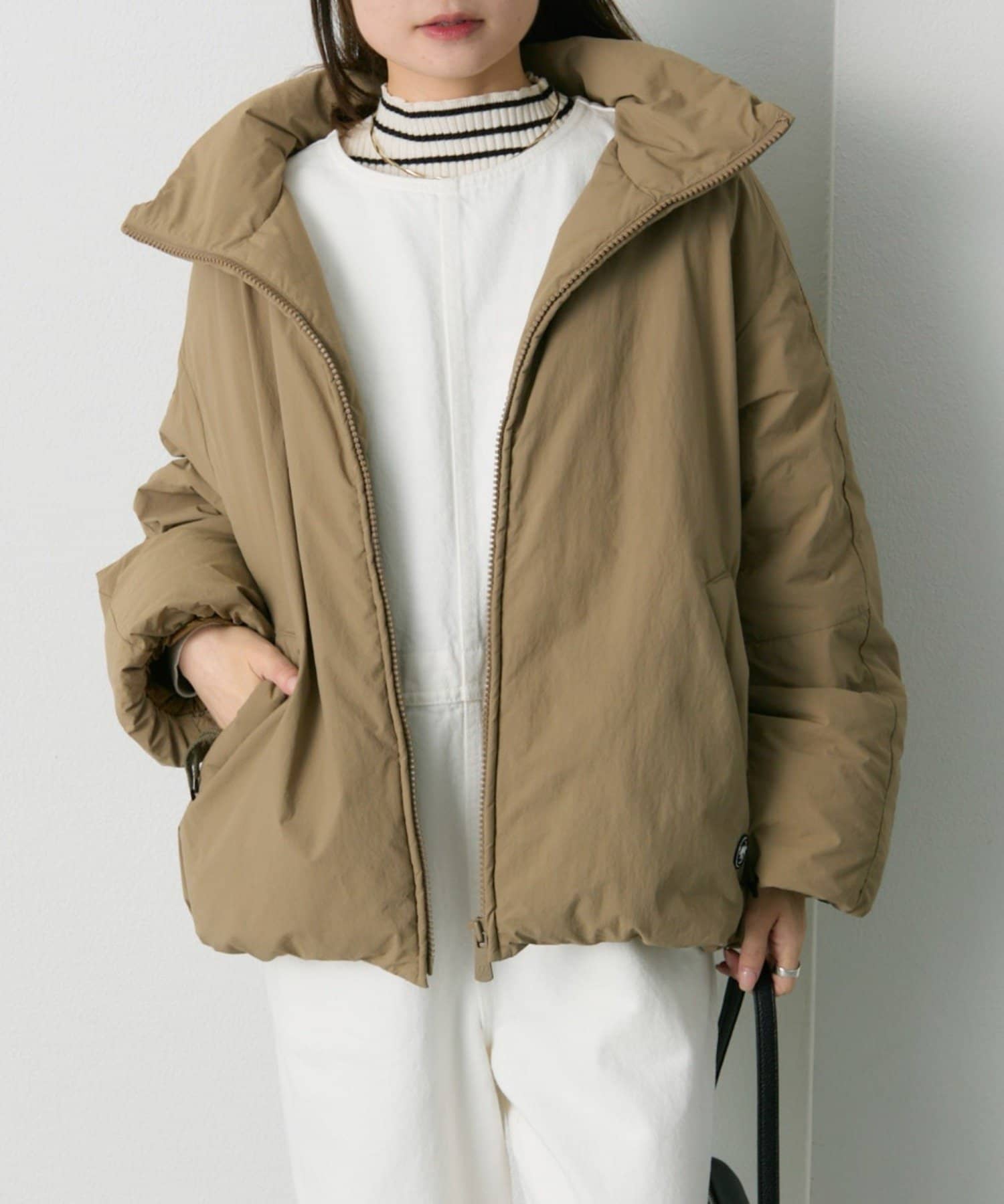 フレンチダックダウンジップアップジャケット | PUAL CE CIN