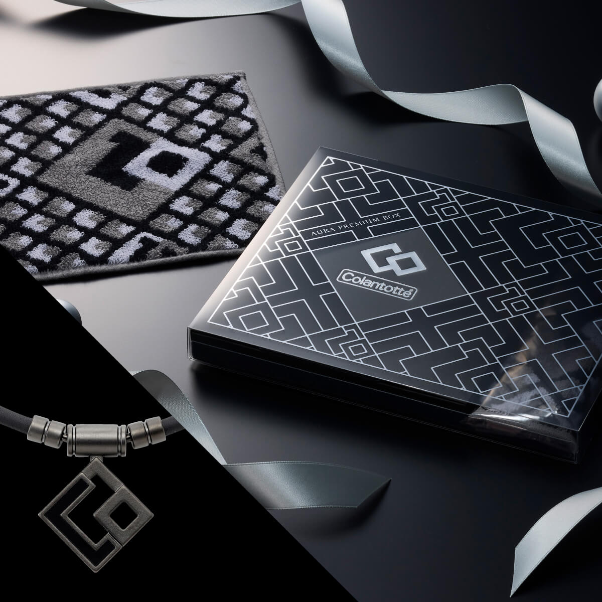 コラントッテ AURA PREMIUM BOX シルバー | 磁気ネックレス