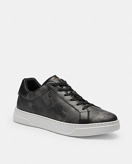 公式】COACH – コーチ | ハイ ライン スニーカー・シグネチャー キャンバス