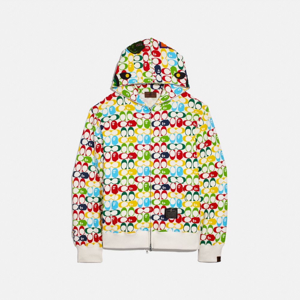 COACH® PT | Bape X Coach Shark Full Zip Hoodie