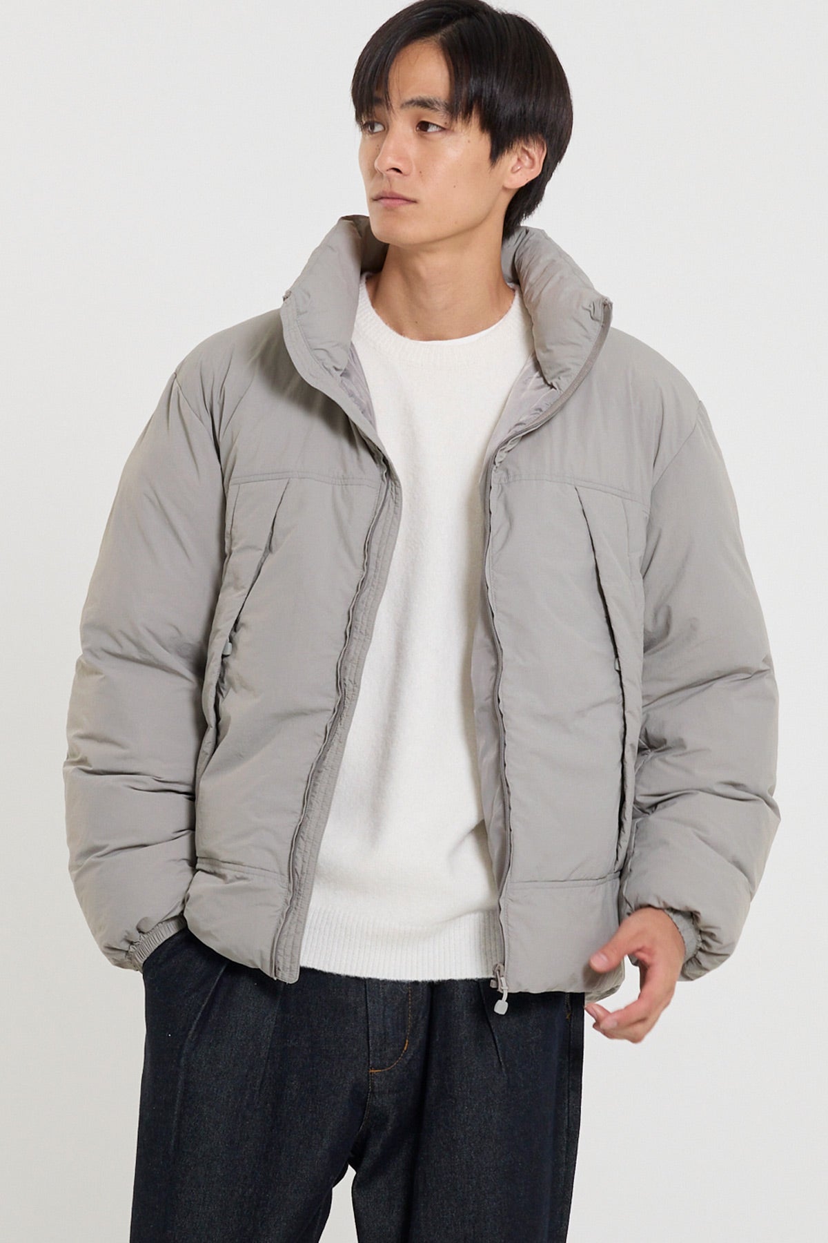 セール☆5990円→2990円 スタンドスラッシュポケット中綿ジャケット