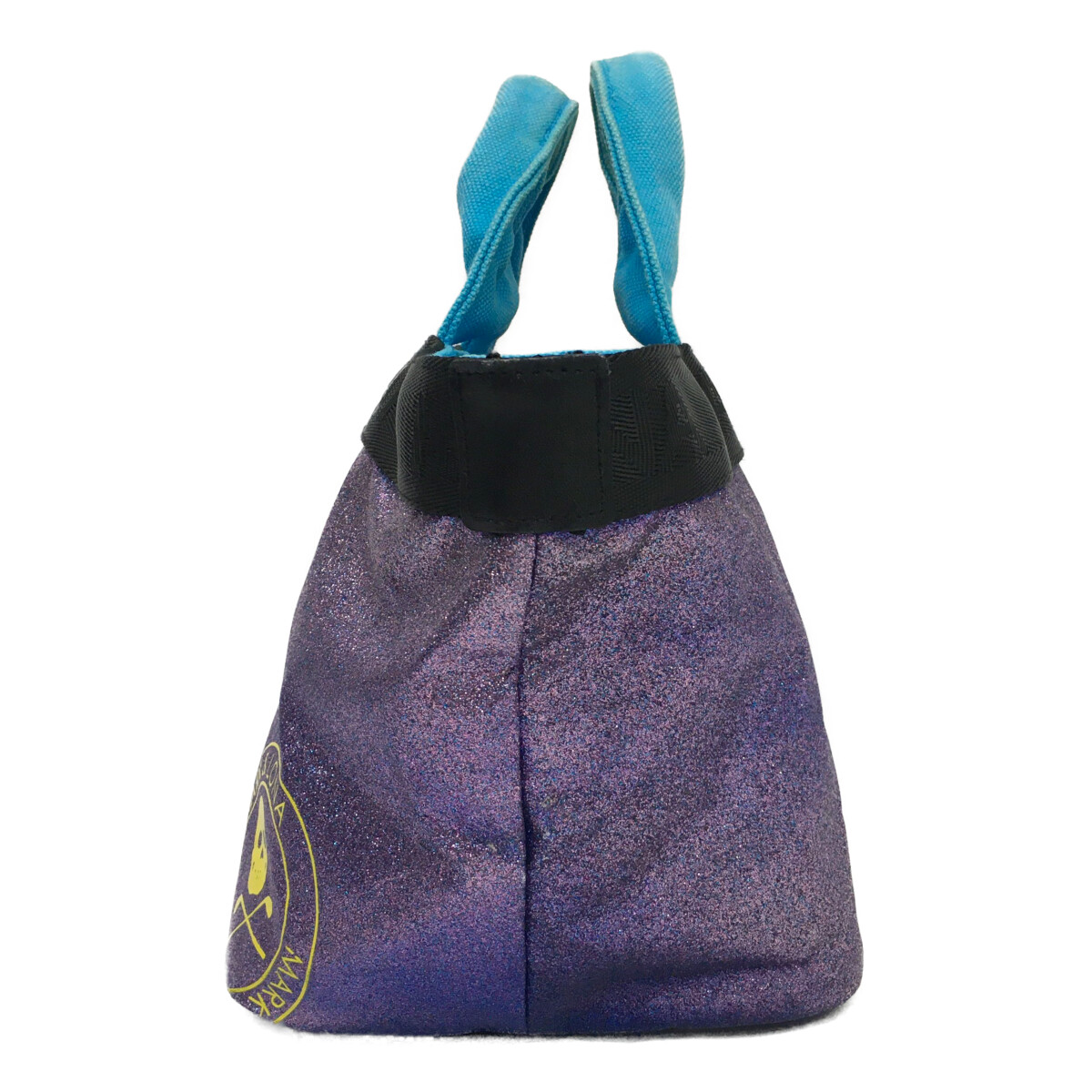 中古 マークアンドロナ MARK&LONA カートバッグ パープルラメ ハワイ