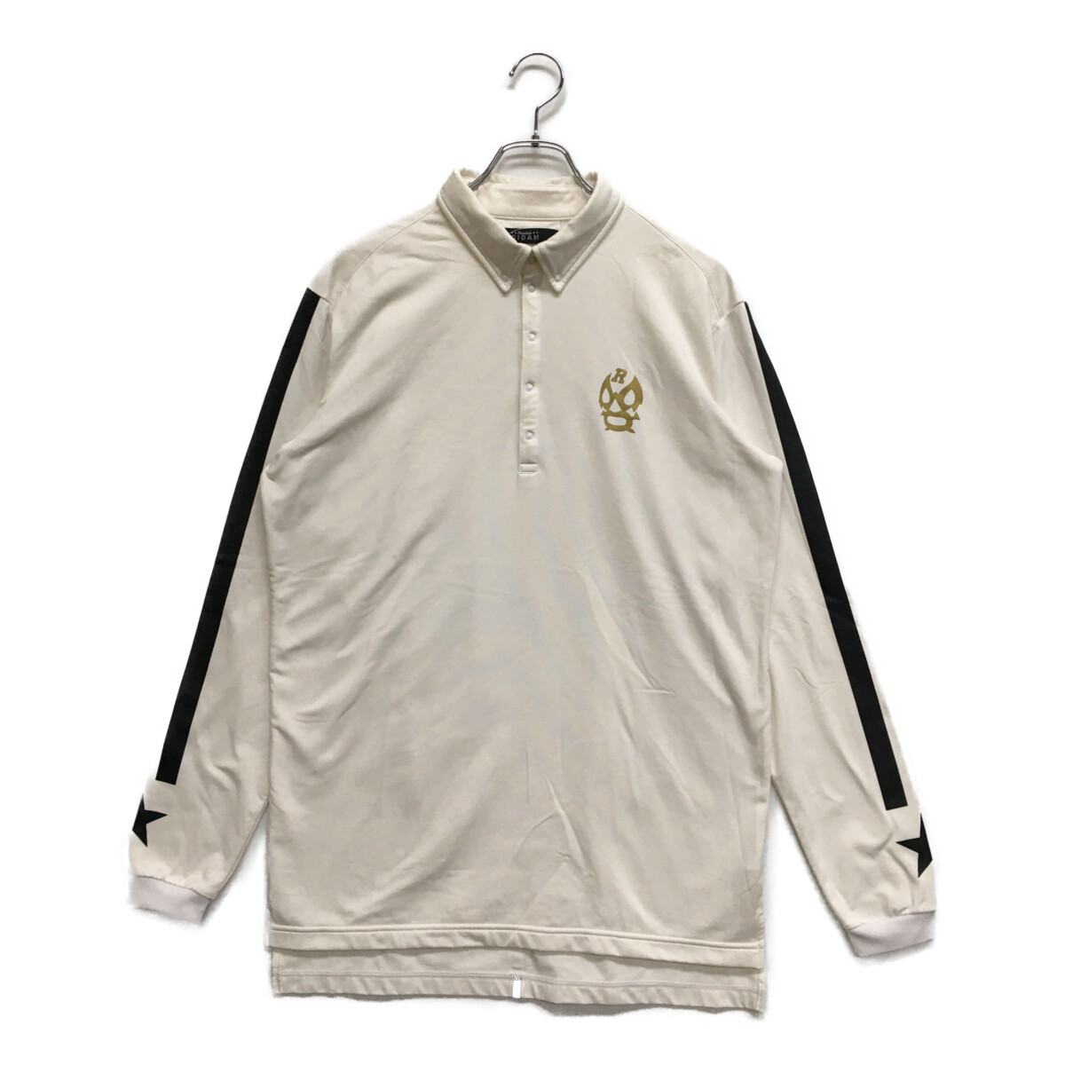 中古 メンズ ラッセルノ RUSSELUNO 長袖ポロシャツ 6(LL) 白 ホワイト