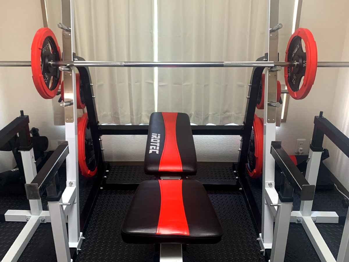 梅しゃん IROTEC パワースクワットラック② 梅しゃん IROTEC パワー