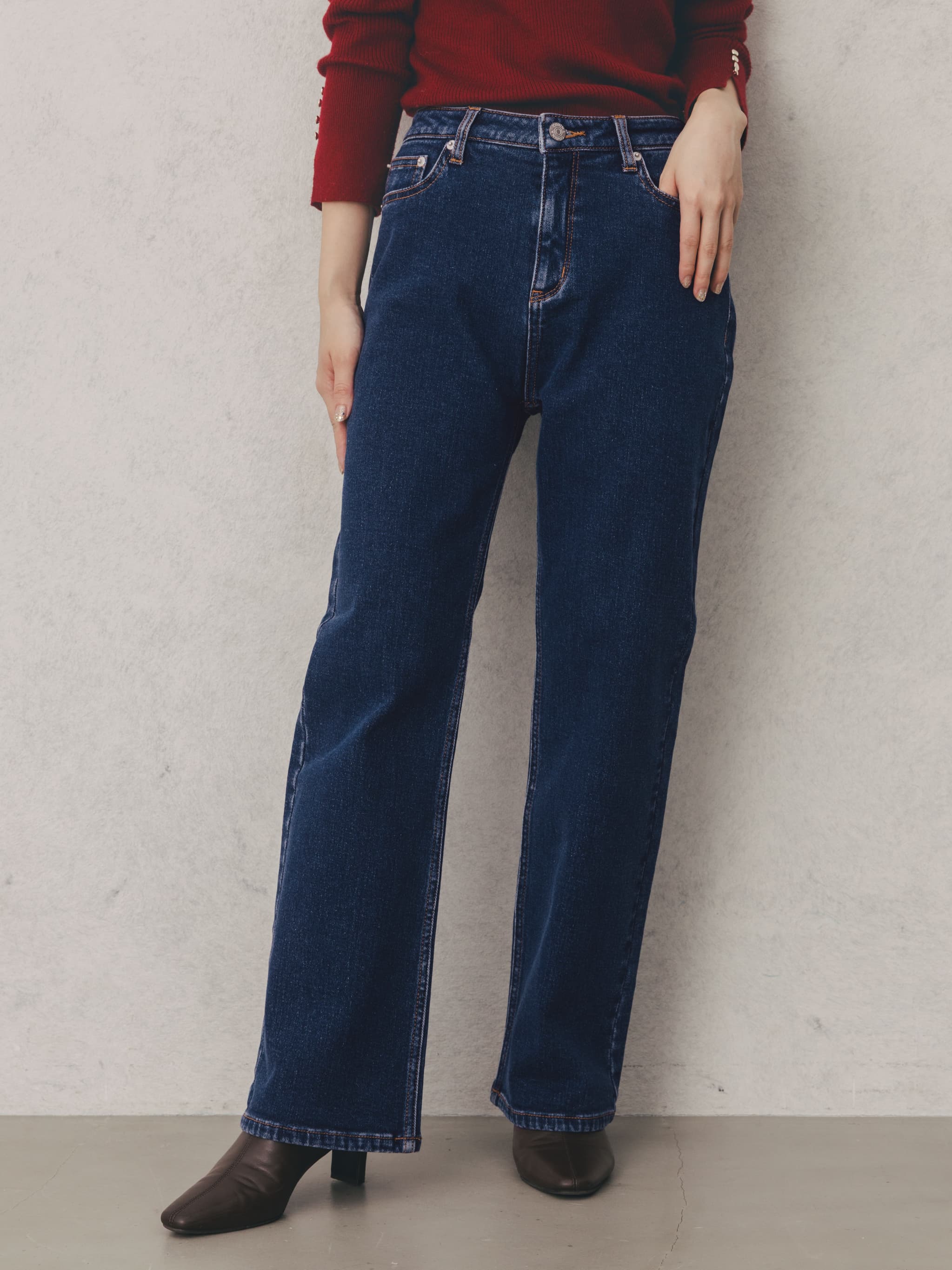 ウォームブーツカットデニム-short & regular | 小柄・低身長女性向け