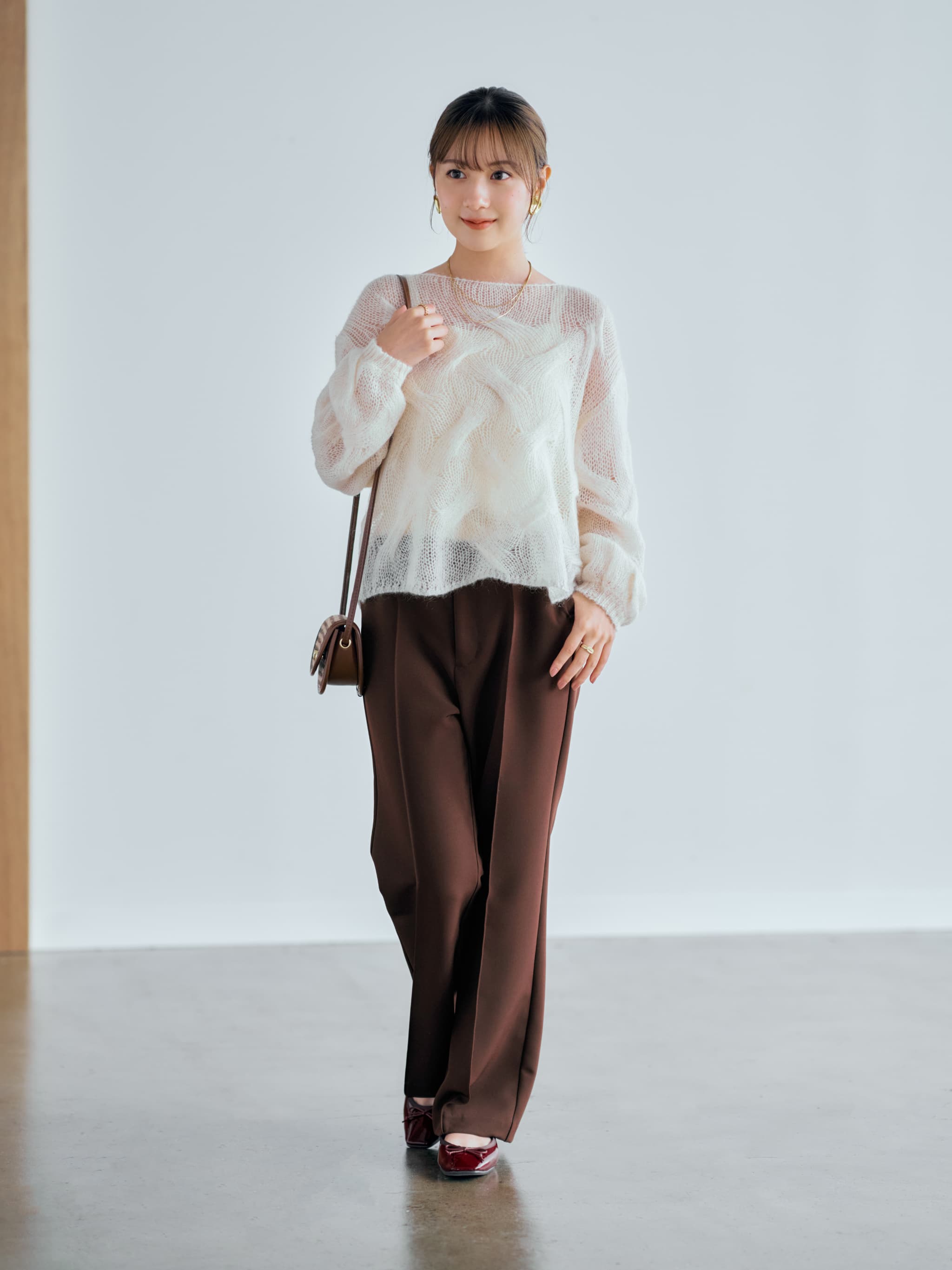 ソフトケーブルニット | 小柄・低身長女性向けファッション通販