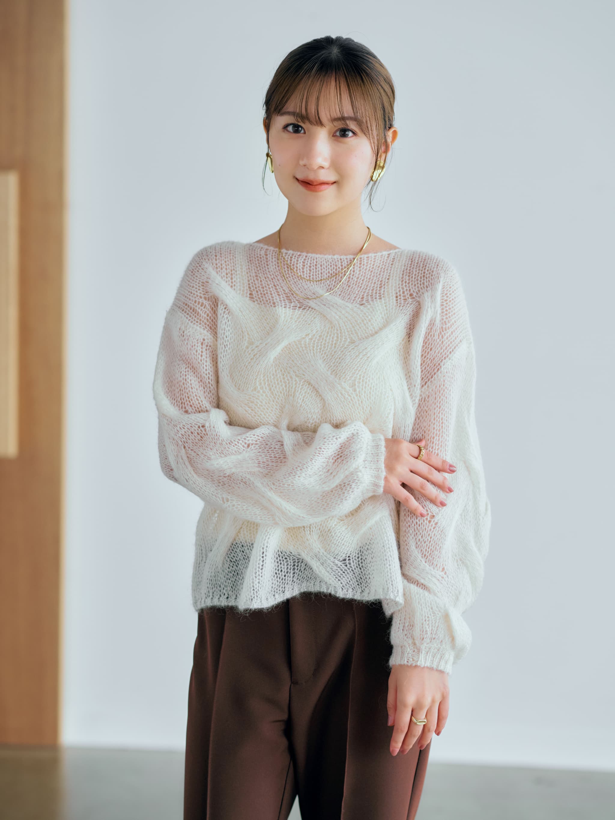 ソフトケーブルニット | 小柄・低身長女性向けファッション通販