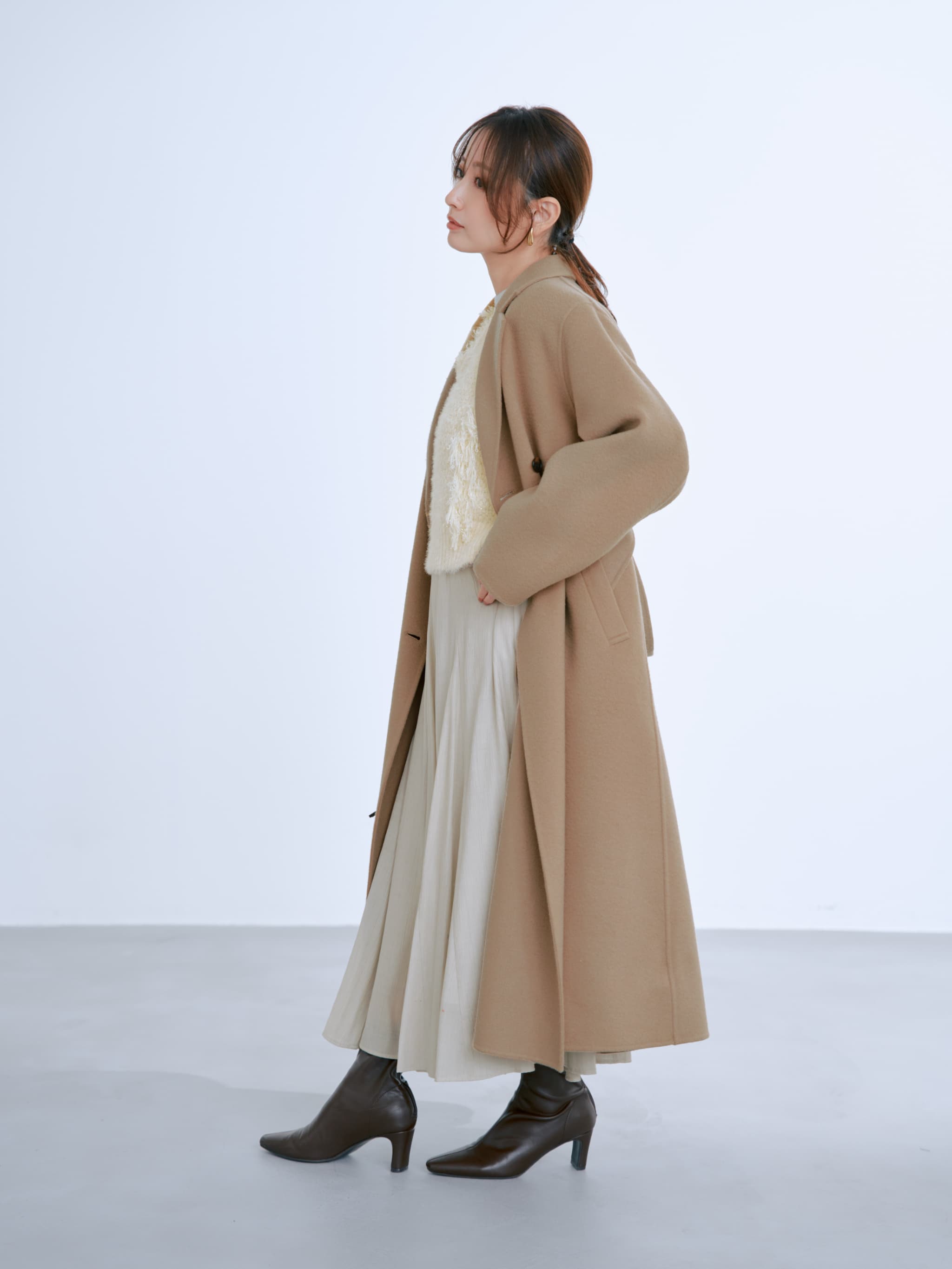 ソフトワッシャーランダムマチフレアスカート-short & regular | 小柄