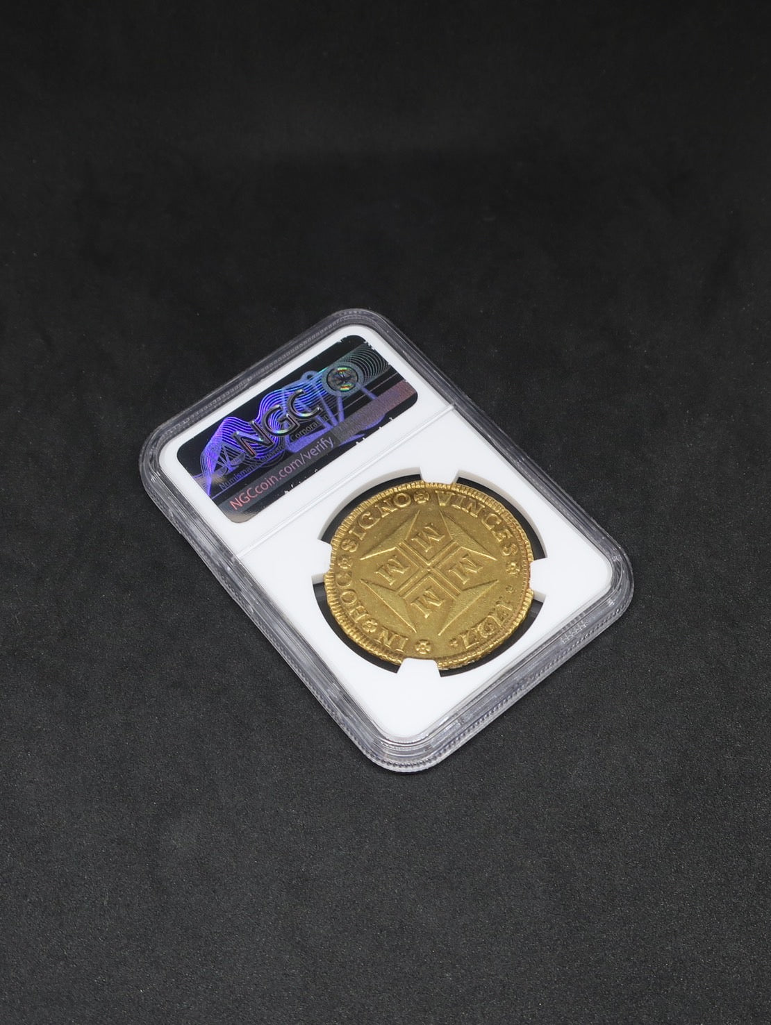 1727M ブラジル 20000レイス 超大型金貨 MS62 NGC – CoinBlessing