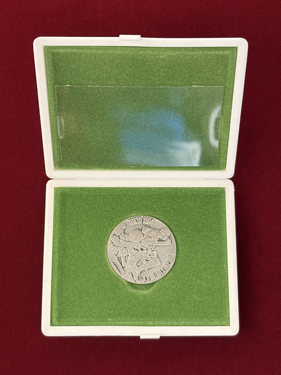 日本】1964年東京オリンピック記念 銀製メダル［B-0000473