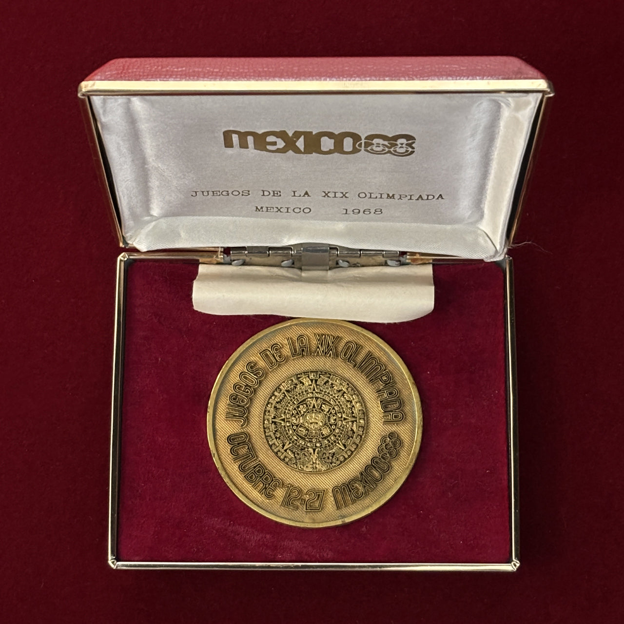 メキシコ】1968年メキシコオリンピック記念メダル［C-0000319