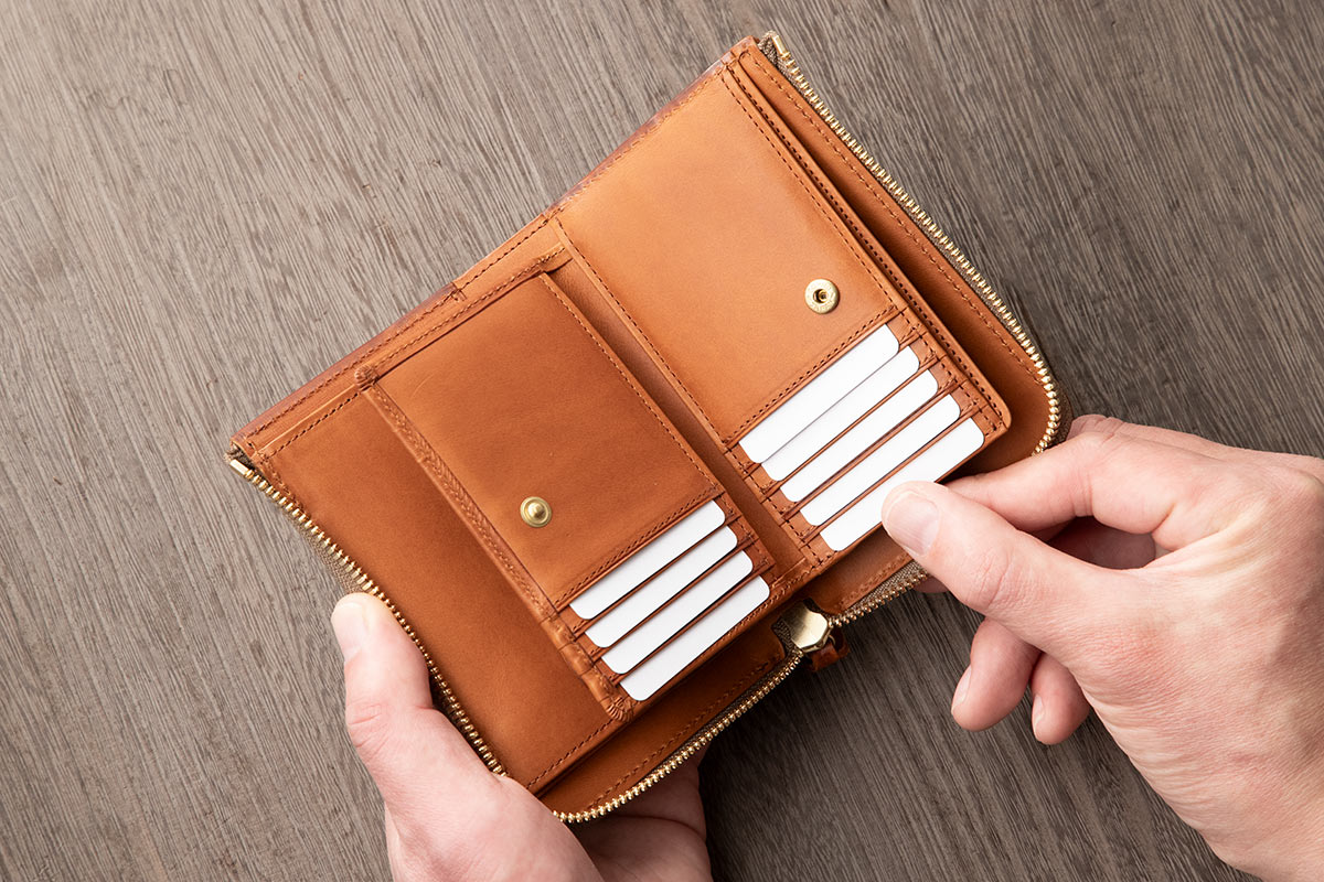 SLATE - L字ファスナー 折財布 (ウォレットコード用Dカン無) | 【公式