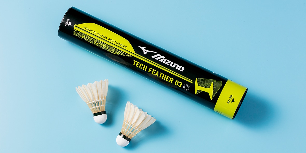 環境負荷低減に貢献する人工羽根バドミントンシャトル「TECH FEATHER