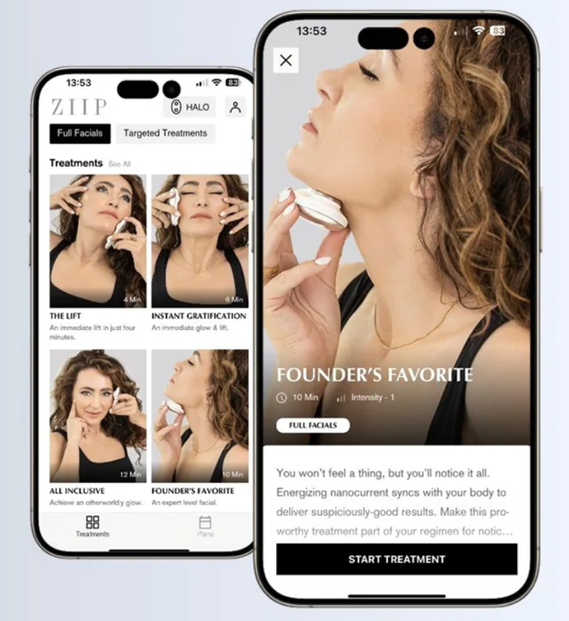 ZIIP HALO】 ナノカレント™&マイクロカレント美顔器 - コスメプレス