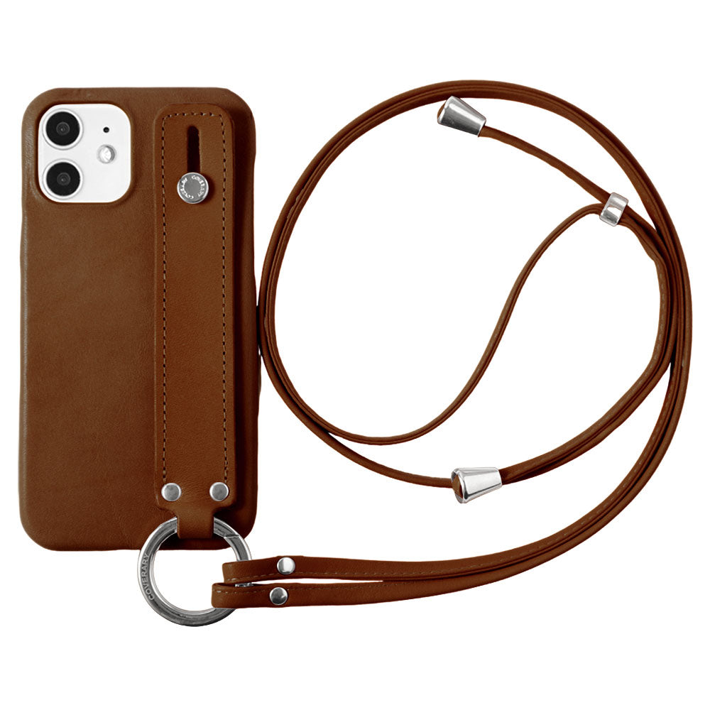 本革 栃木レザー ハンドベルト&リングショルダーストラップ付き 背面