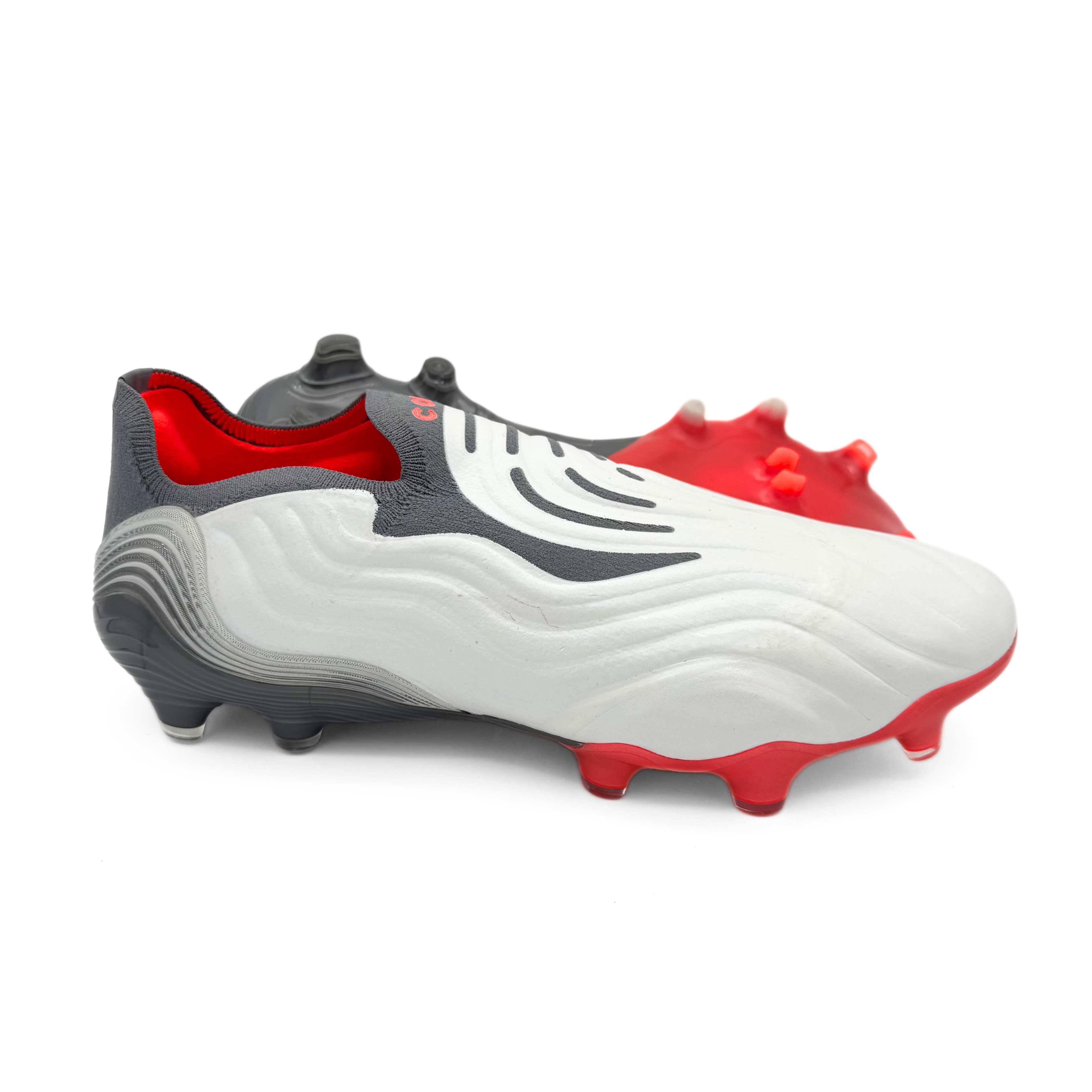 Adidas Copa Sense+ FG 'White Solar Red' – Cleat Culture