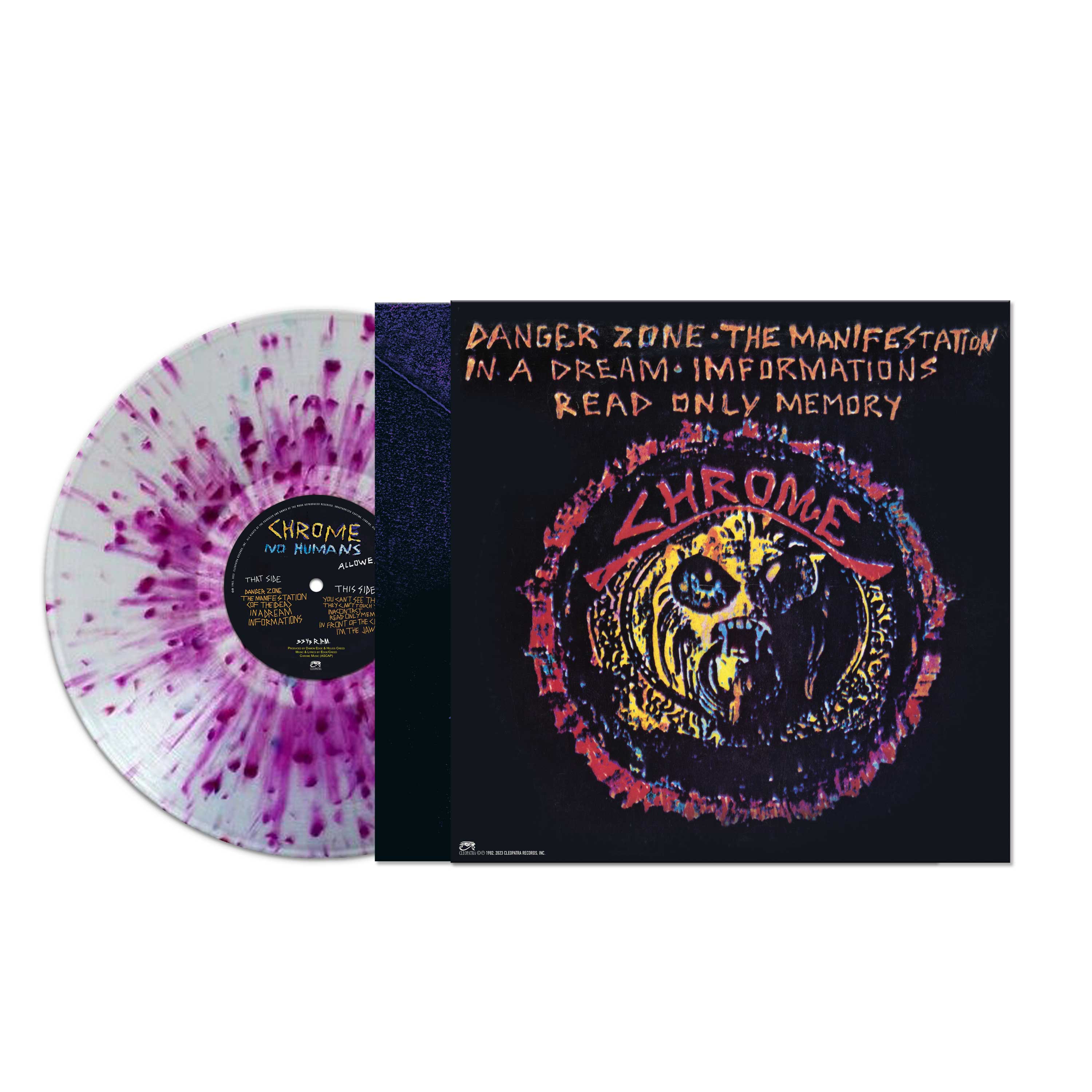 Chrome - No Humans Allowed (Purple-Clear Splatter Vinyl